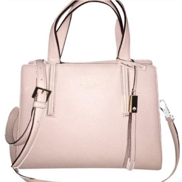 Kate Spade Dominique Grey Street Pebble Satchel NWT Preppy Croquette Academia - Picture 1 of 11